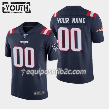 Camiseta Niño NFL New England Patriots Personalizar Nike Navy 100th Camiseta Niño NFL New England Patriots Personalizar Nike Navy 100th